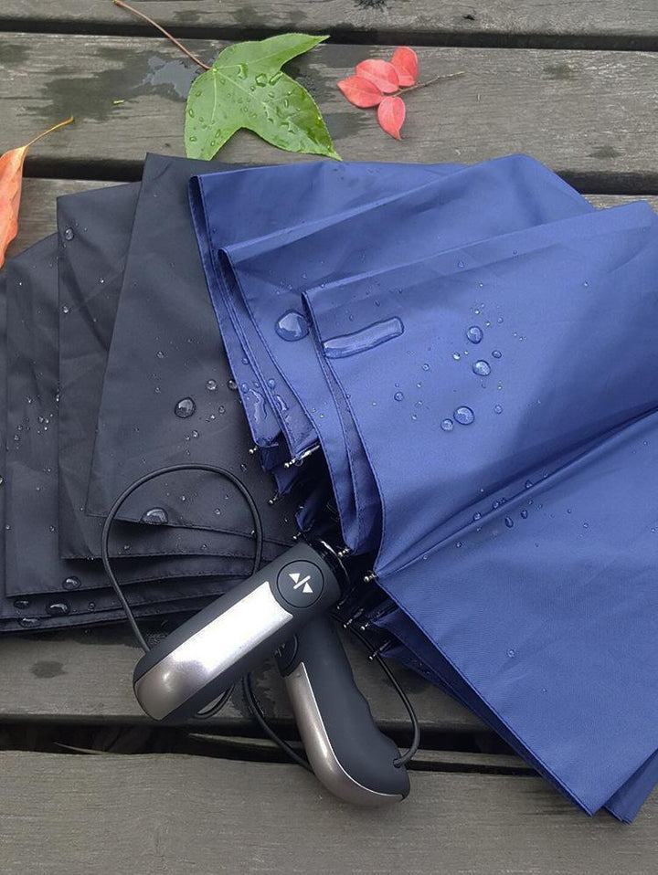 Skanto | Luksus Automatisk Åpen & lukke Paraply Foldsammen Vind vanntett