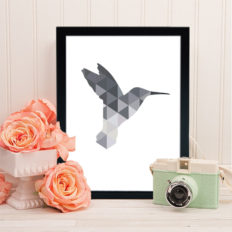 Nordisk kolibri – lerretbilde