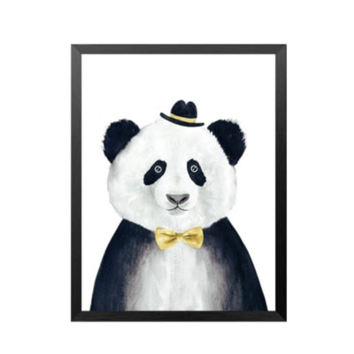 Animal Sketch Human Depiction - Canvas Wall Art Painting | Skanto