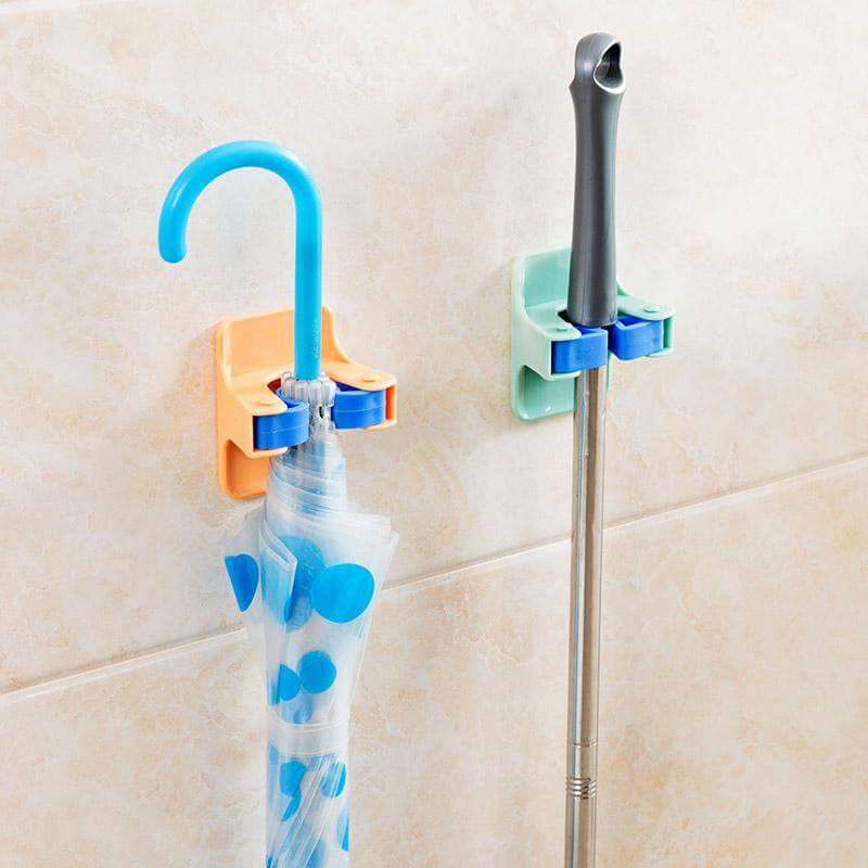 Skanto | 2stk/lot Hjem Klipp Mopp Krok Ingen Spor Mopp Holder