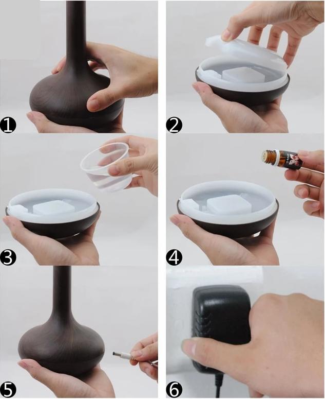 Aurora - Aromaterapi Olje Diffuser | Skanto