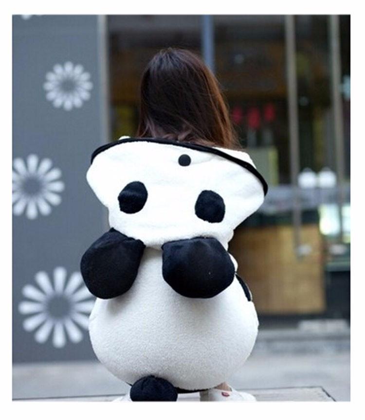 Fluffy Panda Hettegenser | Skanto