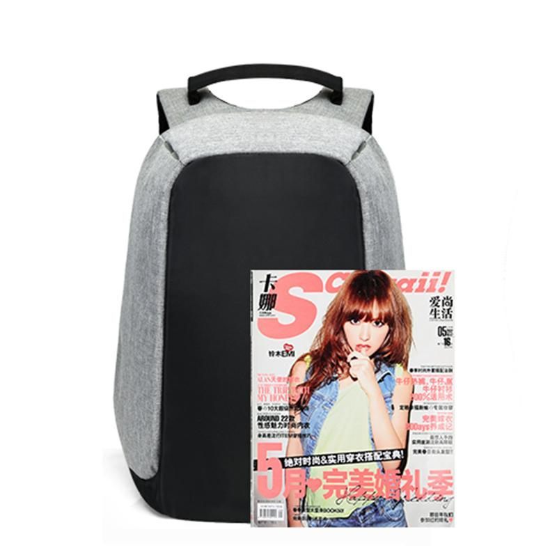 The Diamond Anti Theft Backpack med USB-lader | Skanto