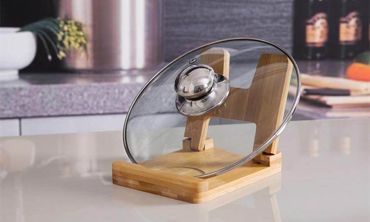 Skanto | Skjærebrett Sammenleggbar holder for tregryte lokk