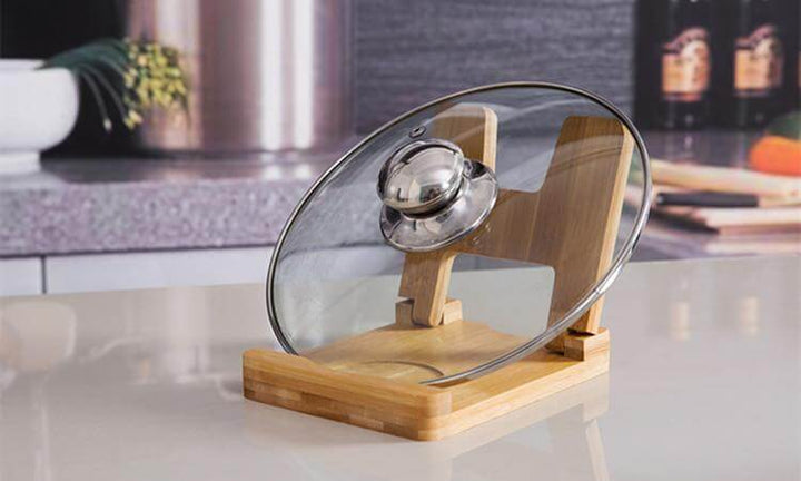 Skanto | Skjærebrett Sammenleggbar holder for tregryte lokk