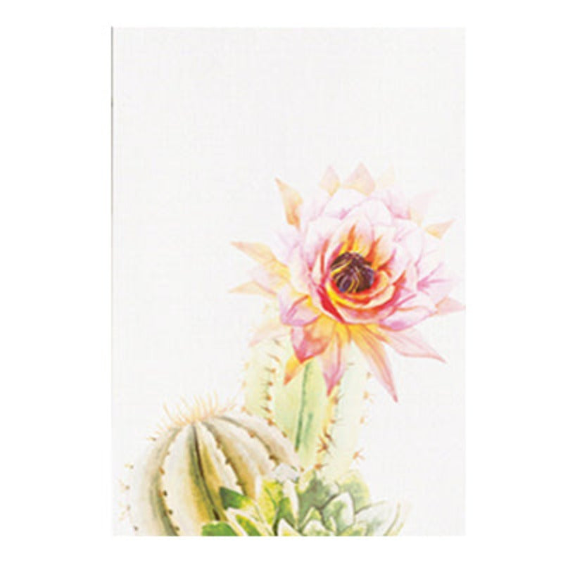 Pink Flamingo Flowers Jente - Lerret Veggkunst Maleri