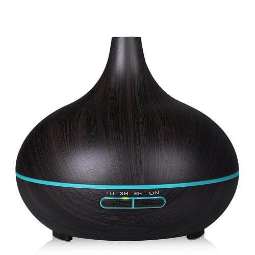 Skanto | Tre Luftfukter Essensielle Olje Diffuser Aroma Lampe