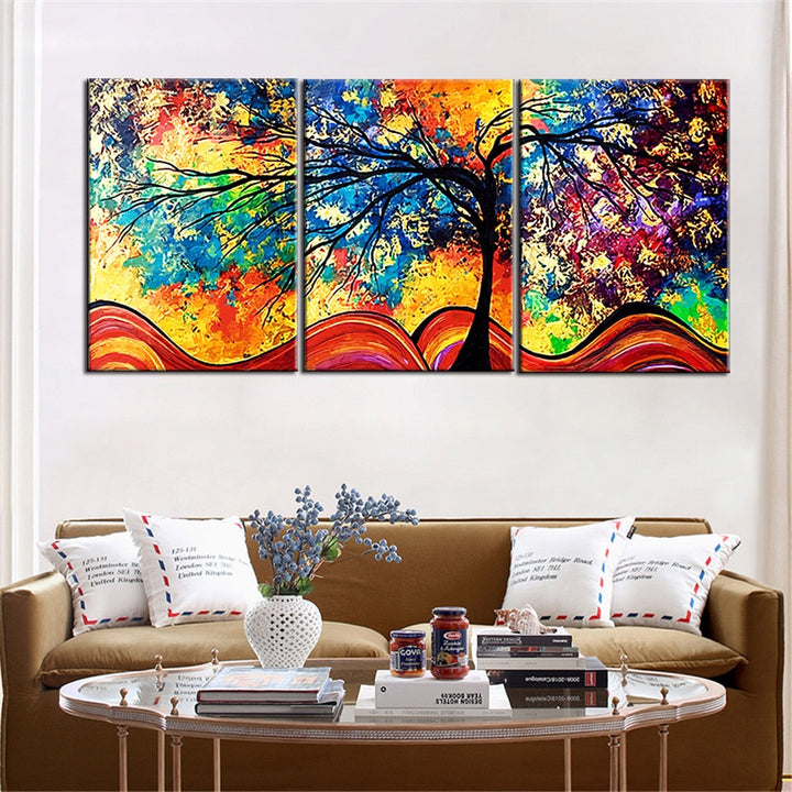 Abstract Tree of Life - Canvas Wall Art Painting | Skanto