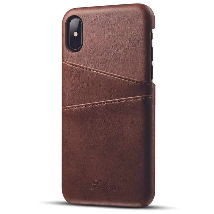 Skanto | Luksus Lærveske For Iphone X