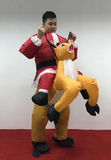 Skanto | Karneval Oppustbar Dinosaur Cowboy og forskjellig Kostyme
