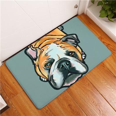 Skanto | Cartoon Style Anti-glid Hund Maleri Gulvmatte