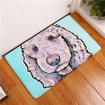 Skanto | Cartoon Style Anti-glid Hund Maleri Gulvmatte