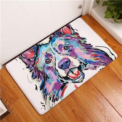 Skanto | Cartoon Style Anti-glid Hund Maleri Gulvmatte