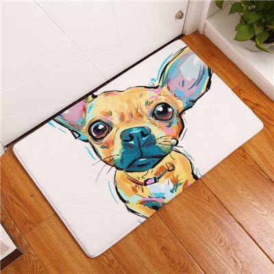 Skanto | Cartoon Style Anti-glid Hund Maleri Gulvmatte