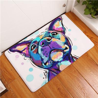 Skanto | Cartoon Style Anti-glid Hund Maleri Gulvmatte