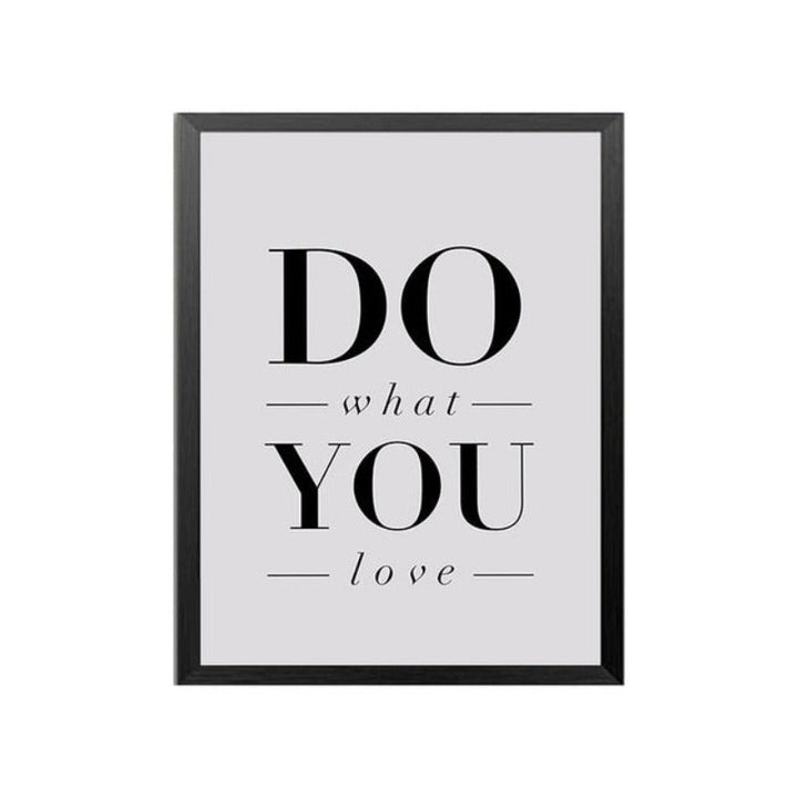 Do It Now - Lerret Veggkunst Maleri