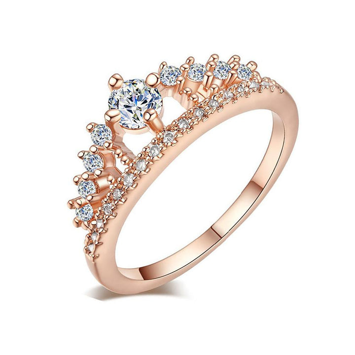 Princess Crown Crystal Ring | Skanto