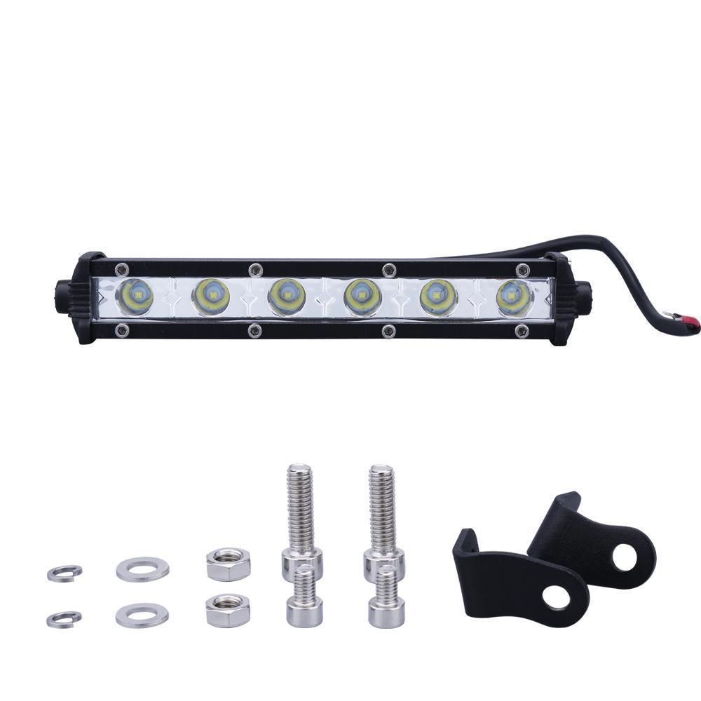 Skanto | 6 tommer 24W Enkel rekke LED Lyslist Vanntett Offroad Biler