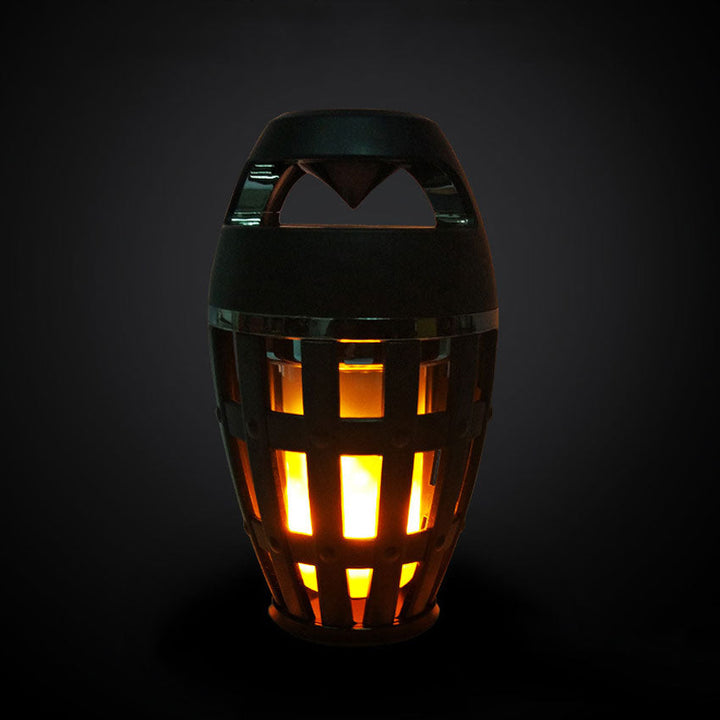 Skanto | Flame Atmosfære Lampe Lys med Bluetooth Høyttaler