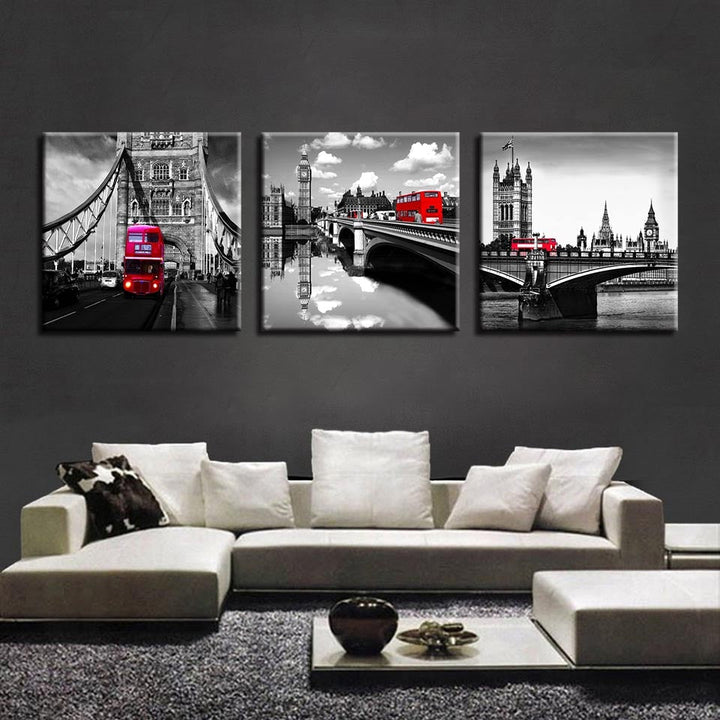 London Bridge Tower - Lerret Veggkunst Maleri