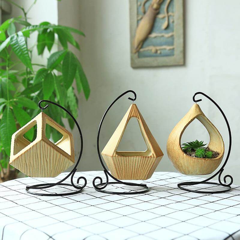 Skantoomster Henger Triangel Vase Container Pot | Skanto