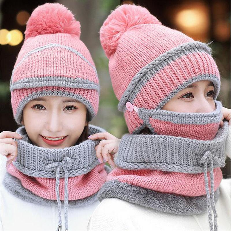 3 I 1  Lue Hatt Skjerf og Maske | Skanto