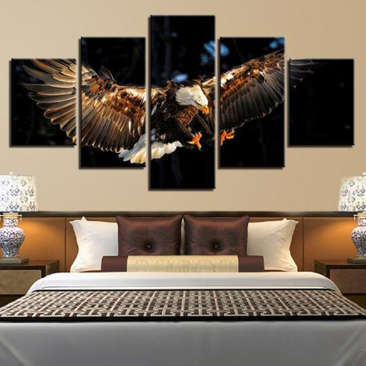 Eagle Flying - Lærred Veggkunst Maleri