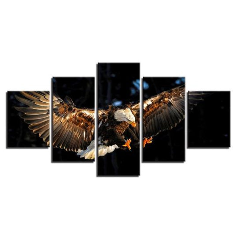 Eagle Flying - Lærred Veggkunst Maleri