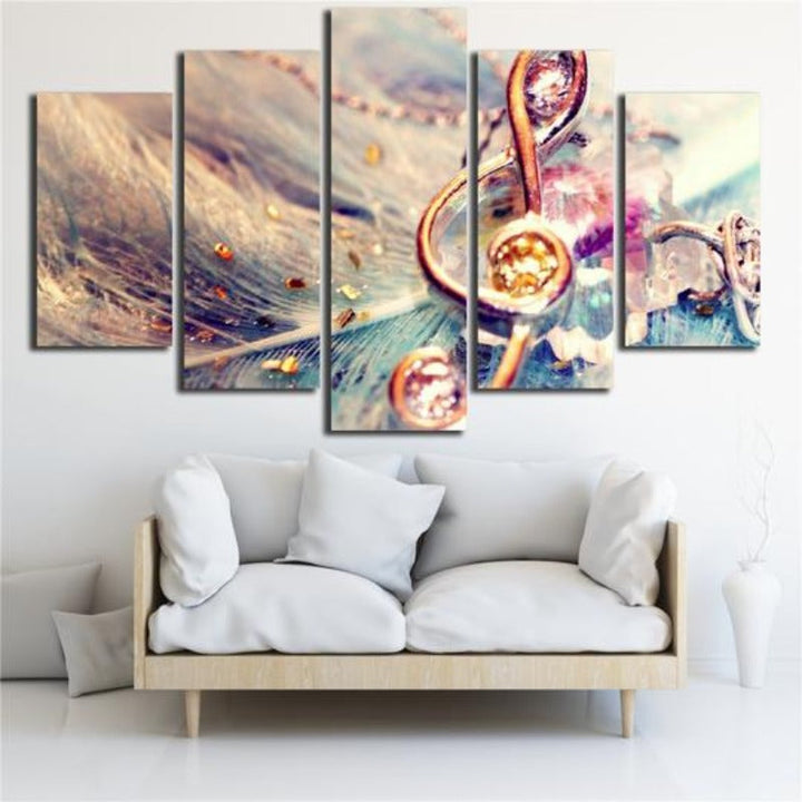 Abstract Music Note - Canvas Wall Art Painting | Skanto