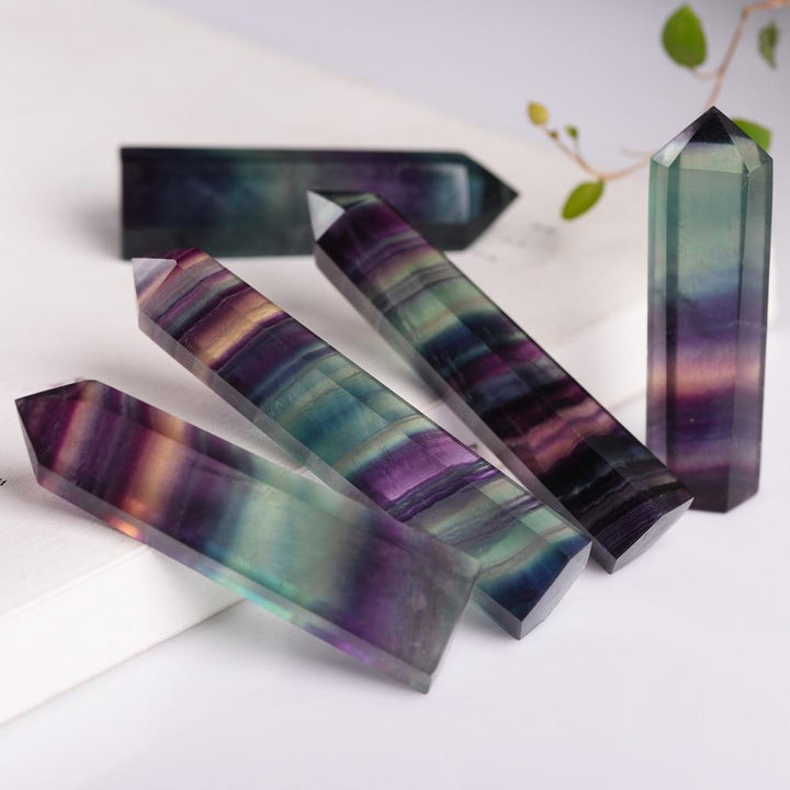 Prism - Naturlig Fluoritt Krystall | Skanto