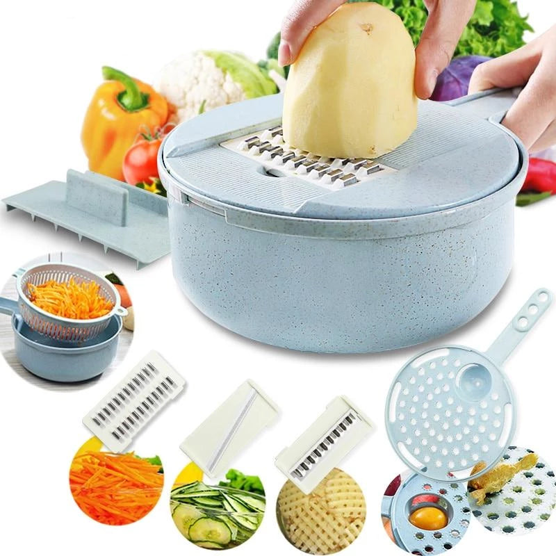 Mandoline 8 i 1 Grønnsaksskjærer | Skanto