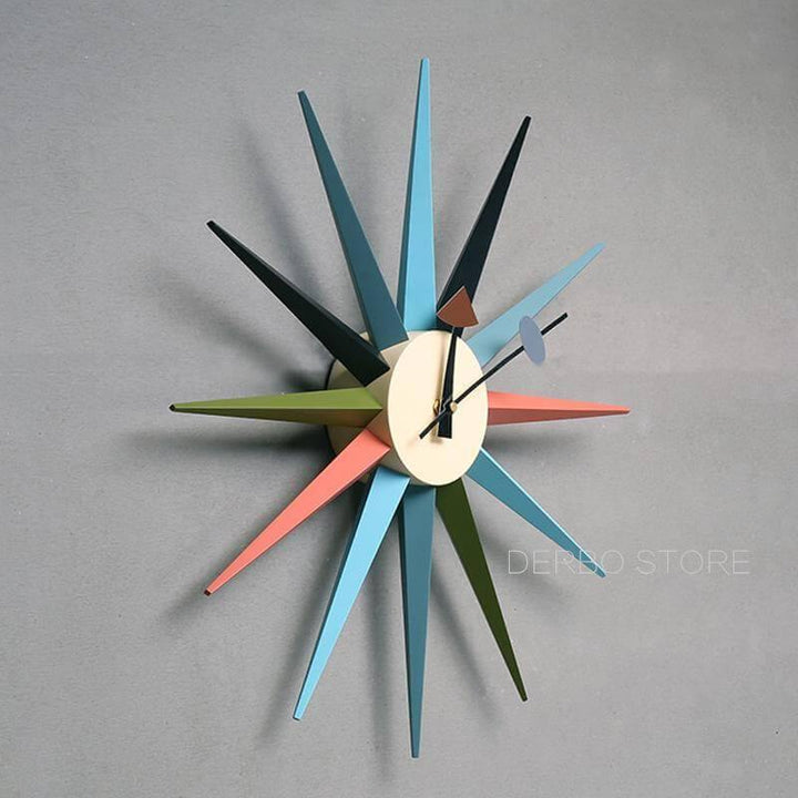 Skanto | Moderne Design Solsikke Form Veggklokke