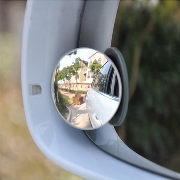 Rammeløs Rund Blind Spot Speil | Skanto