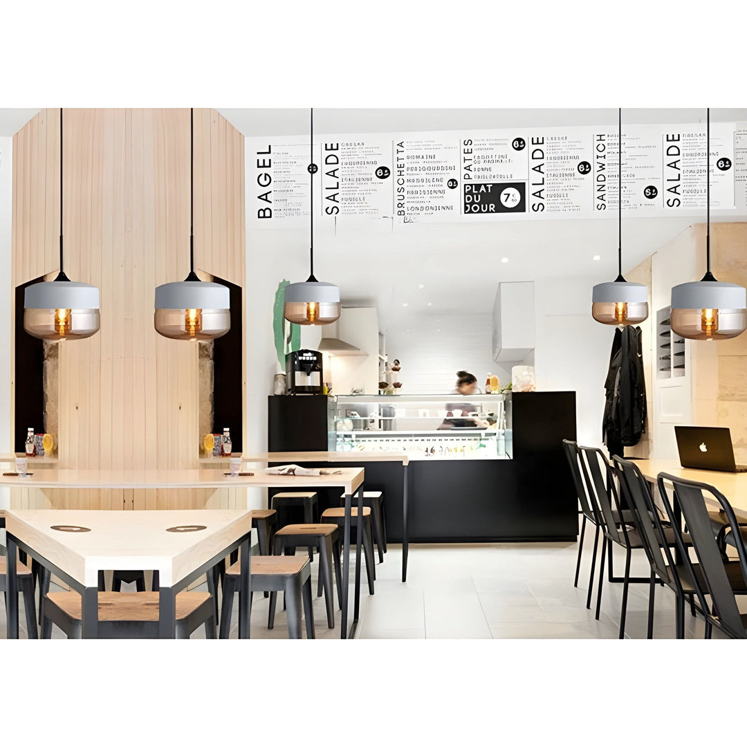 LED-pendellampe i glass – Moderne, skandinavisk design for stilige oppholdsrom