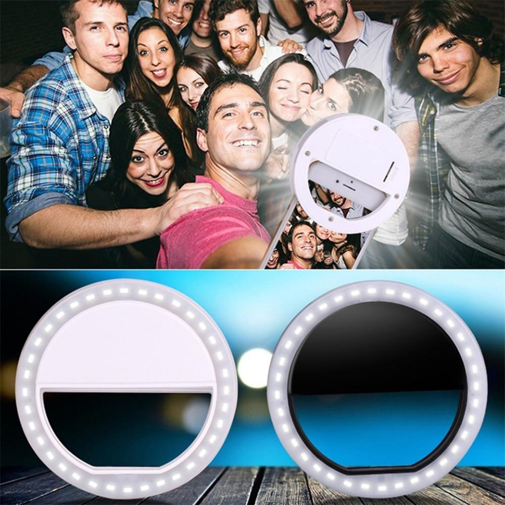 LED Ring Blits Mobil Kamera Lys | Skanto