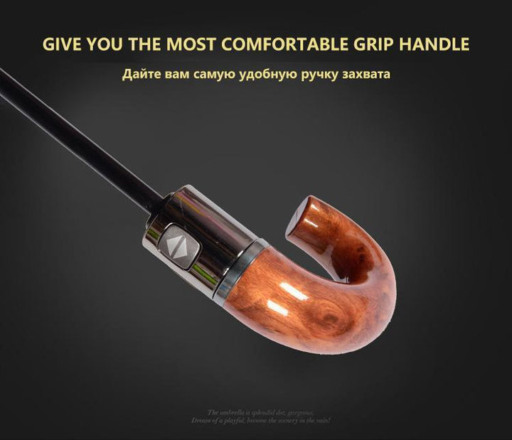 Skanto | Premium Classic Engelsk Stil Automatisk Paraply Vindresistent
