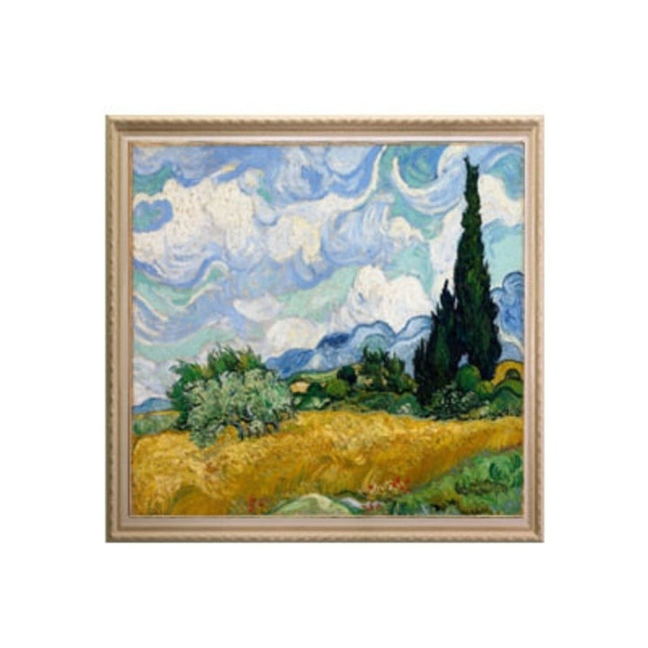 Van Gogh Klassisk abstrakt lerretsmaleri Stjernenatt