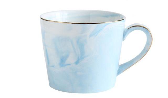 Marmor Porselen Hr & Fru Kaffe Kopper | Skanto