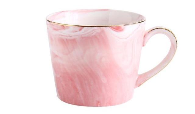 Marmor Porselen Hr & Fru Kaffe Kopper | Skanto