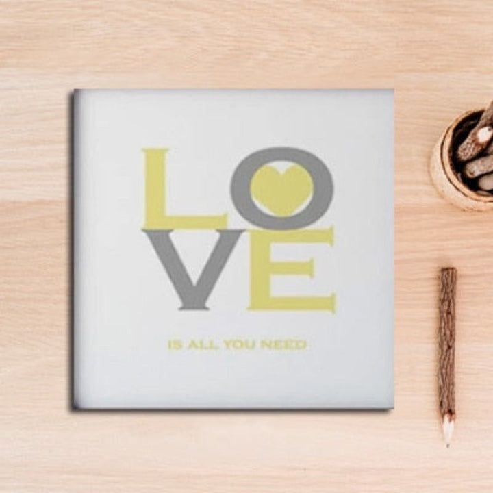 Love Is All You Need Sykkel Plakat - Lerret Veggkunst Maling