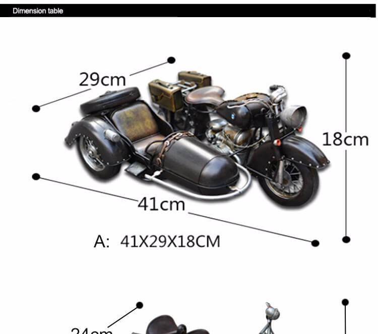 Skanto | Håndlaget Kreativ Tre Hjul BMW Motorsykkel