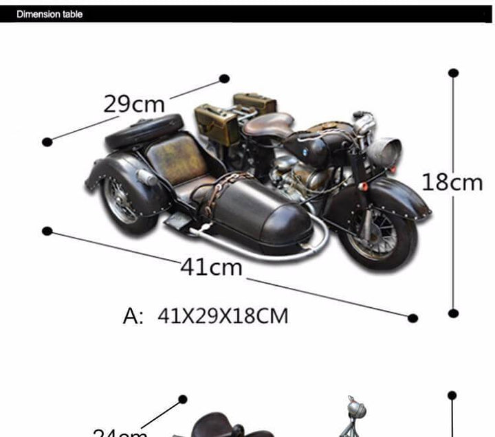 Skanto | Håndlaget Kreativ Tre Hjul BMW Motorsykkel