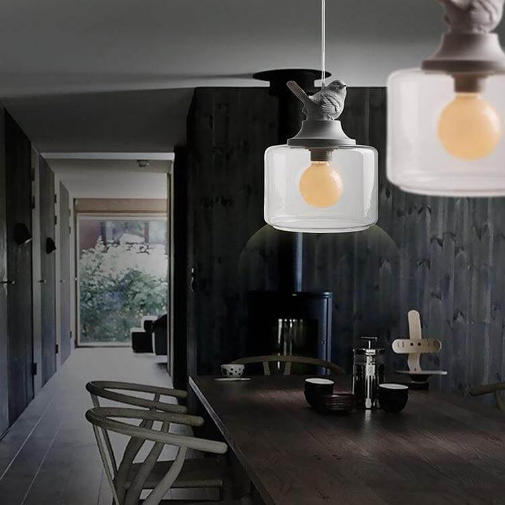 Skanto | Luksus Moderne Glasskjermer Kreativ Fugle Kandelaber Lampe
