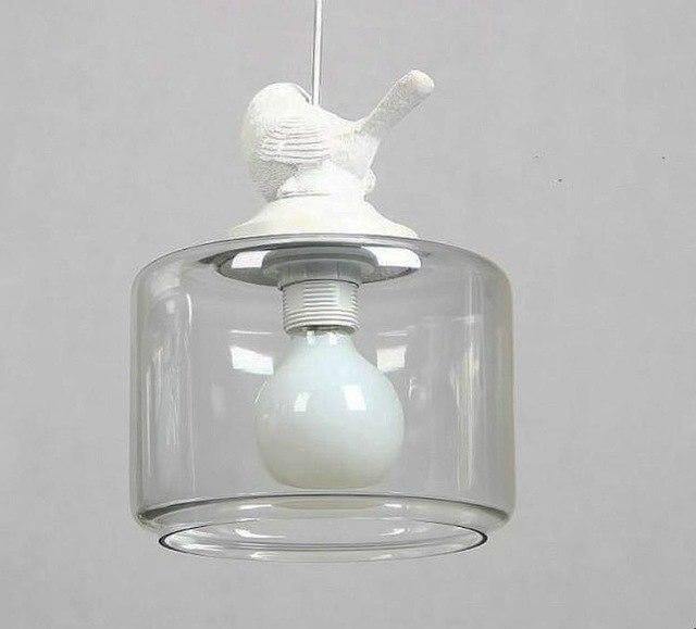 Skanto | Luksus Moderne Glasskjermer Kreativ Fugle Kandelaber Lampe