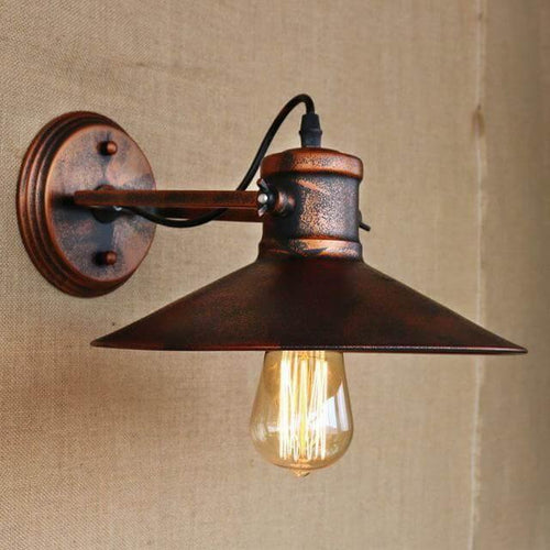 Skanto | Retro Vintage Loft Stil Hode Vegglamper
