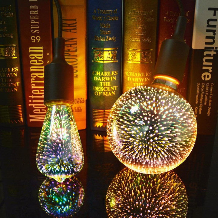 3D LED Julelys Pærer | Skanto