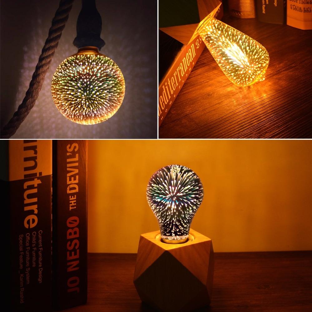 3D LED Julelys Pærer | Skanto
