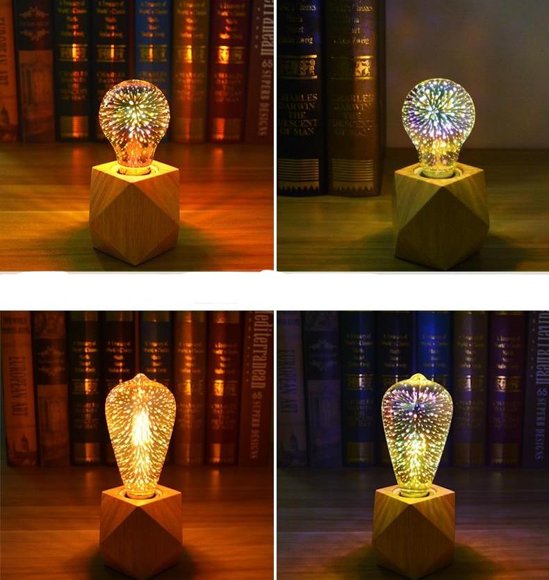 3D LED Julelys Pærer | Skanto
