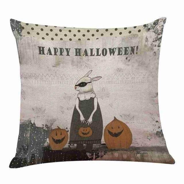 Skanto | Bomullsbehagelige trykte gresskar Halloween putetrekk