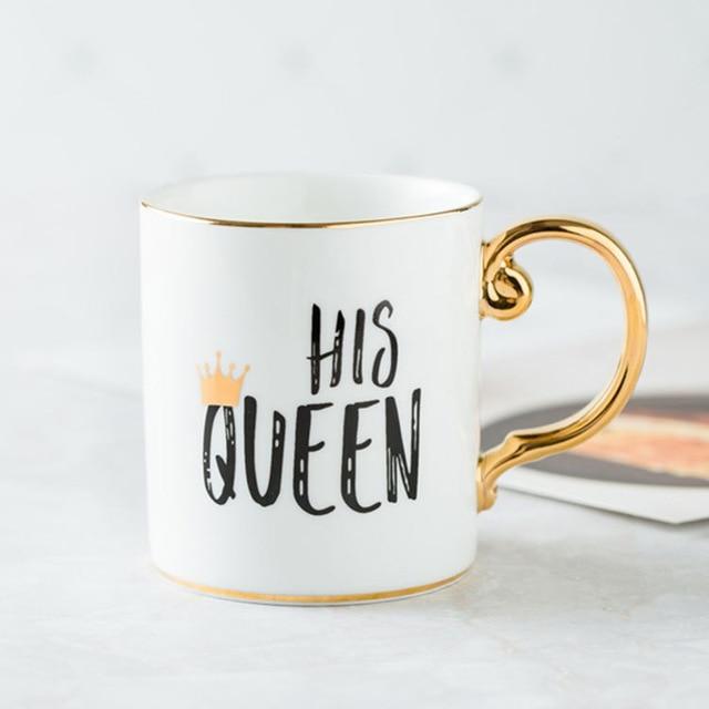 Luksus Kong & Dronning Kaffe Kopper | Skanto